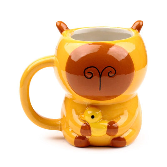 Caneca de cerâmica em forma de Capivara
