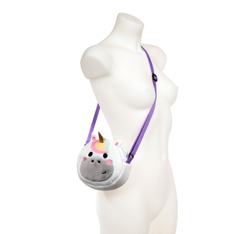 Bolsa de tiracolo em pelúcia Adoracorns - Unicórnio