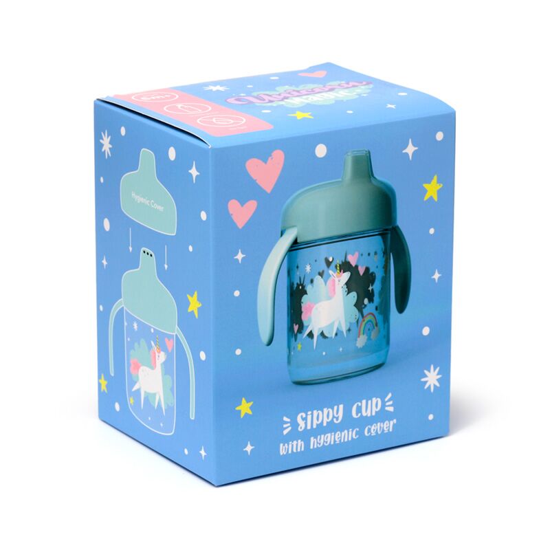 Copo Inquebrável Sippy de treinamento infantil - Unicórion Mágico