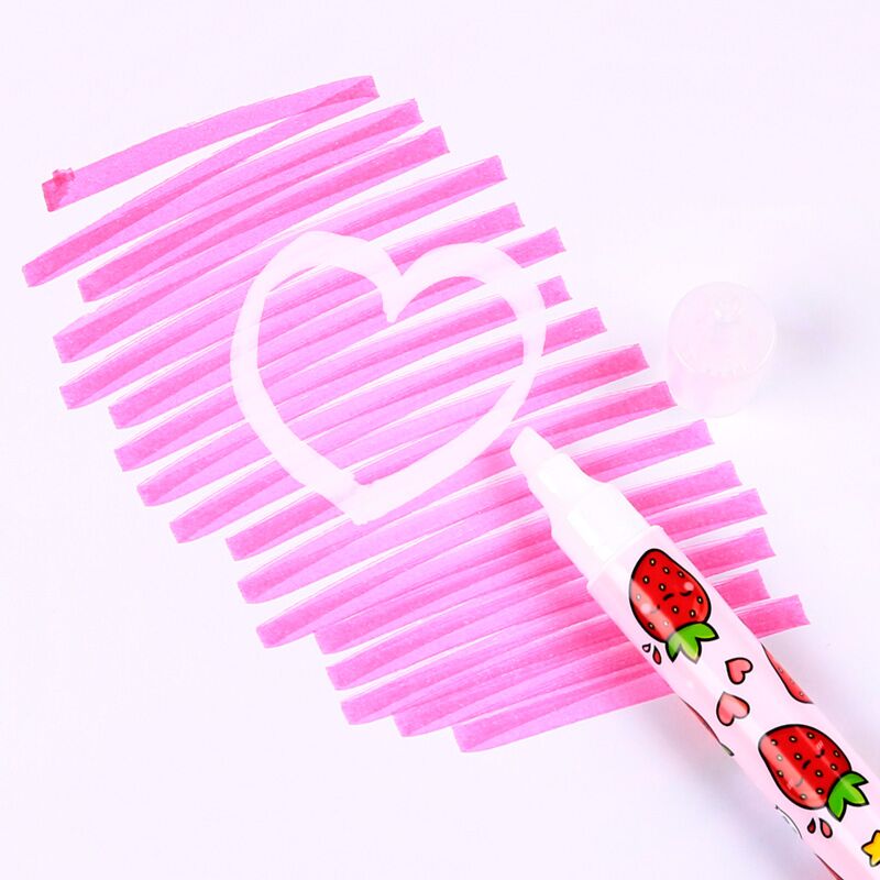 Set de 6 sublinhadores apagáveis perfumados